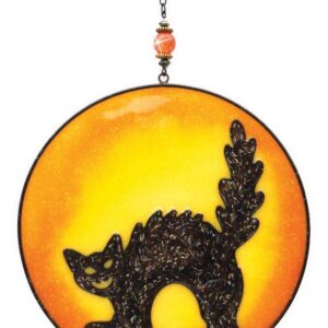 Cat in Moon Light Catcher