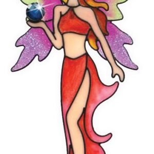 Red Fairy Light Catcher