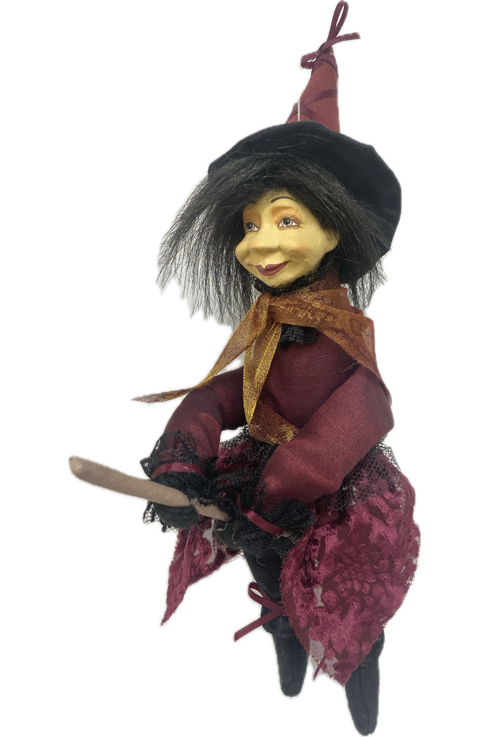 Kitty - Burgundy Pendle Witch