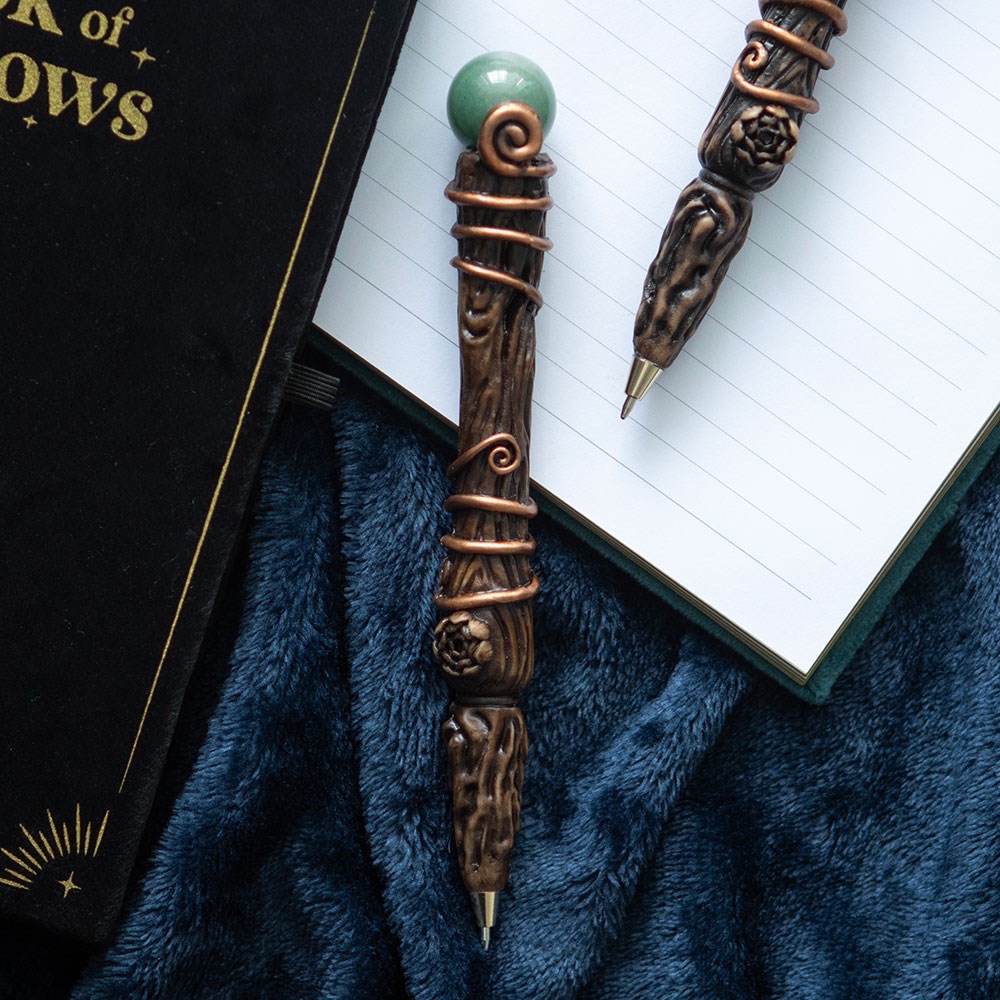 Abundance Green Aventurine Wand Pen
